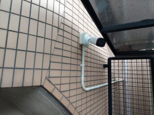 【神戸市東灘区】マンション　防犯カメラ工事