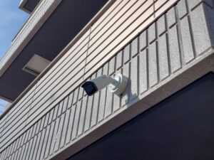 神戸市須磨区　マンション　防犯カメラ設置工事