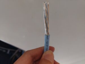 神戸市中央区　LAN工事（カテゴリー6A）　