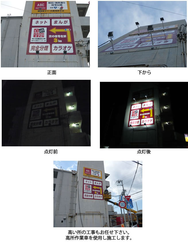 看板照明（投光器）