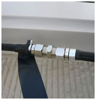 配線の防水処理